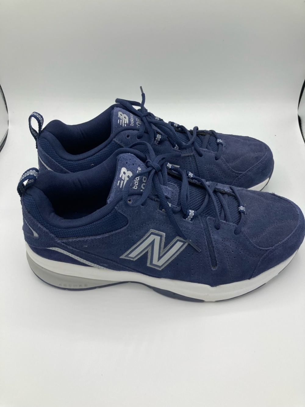 New Balance 608v5 Navy Suede Shoes Sneakers Men's Size 11 Wide 4E MX608UN5